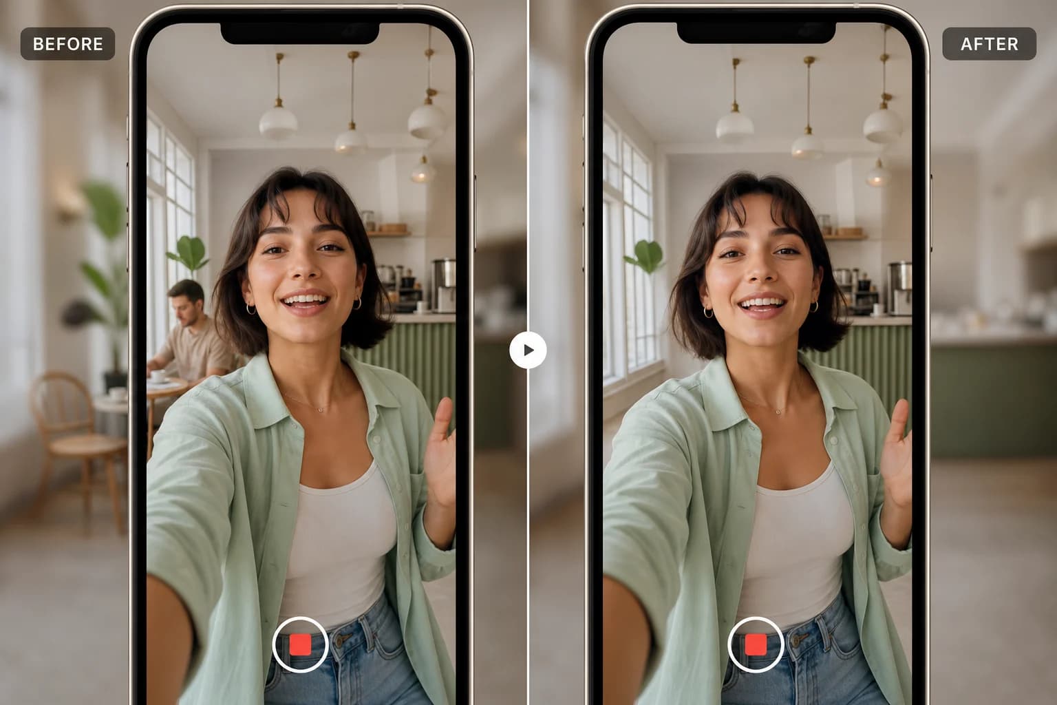 Object removal examples for cleaner videos preview