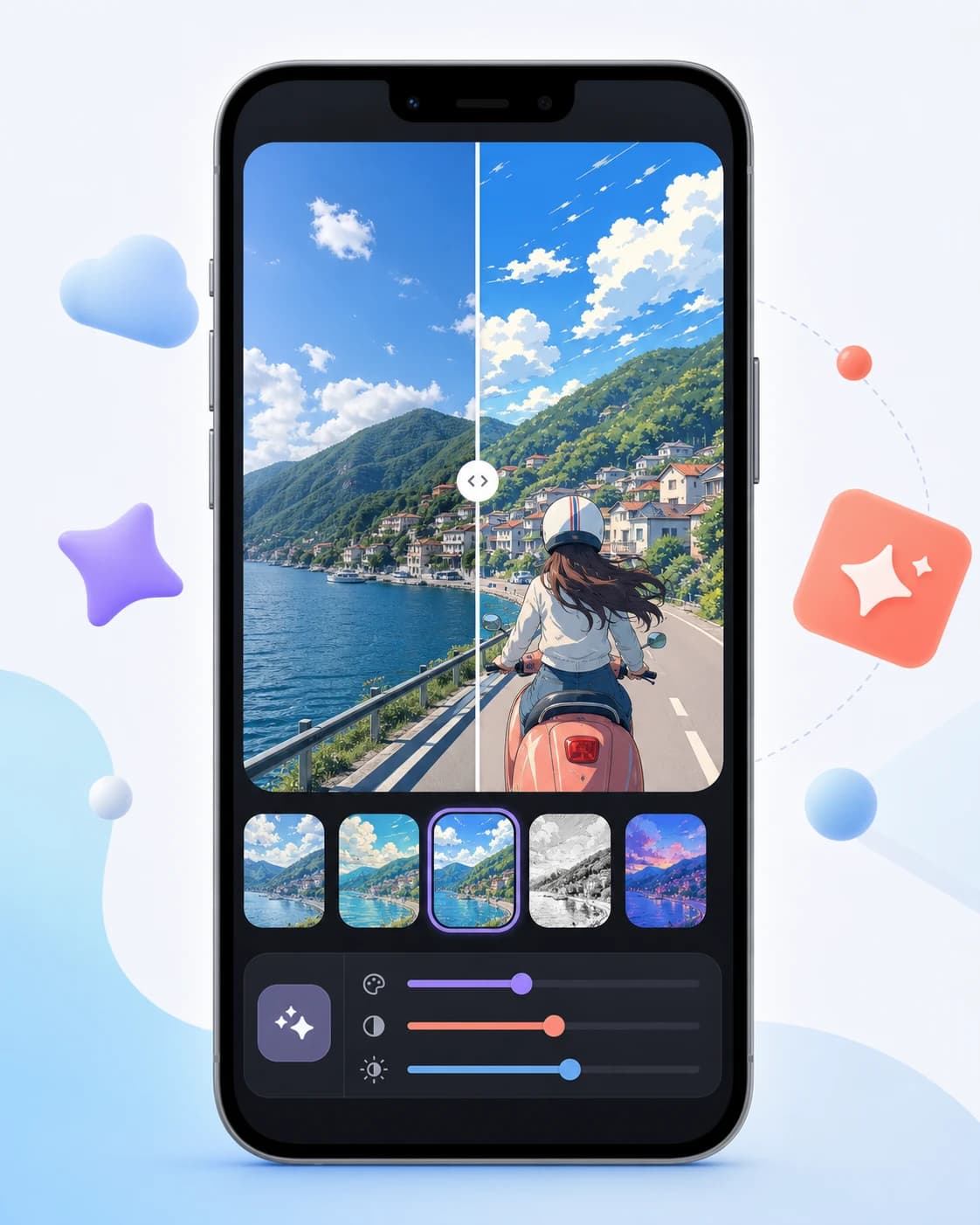 AI anime video converter preview